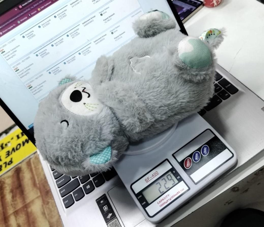 Lullaby Breathing Plush Bear