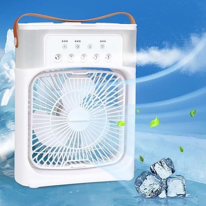 Portable Air Conditioner Fan 7 Color Changing Light (Big 1 Pc)