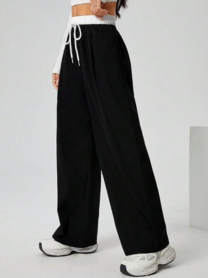 Korean Style Wide Leg Casual Pants