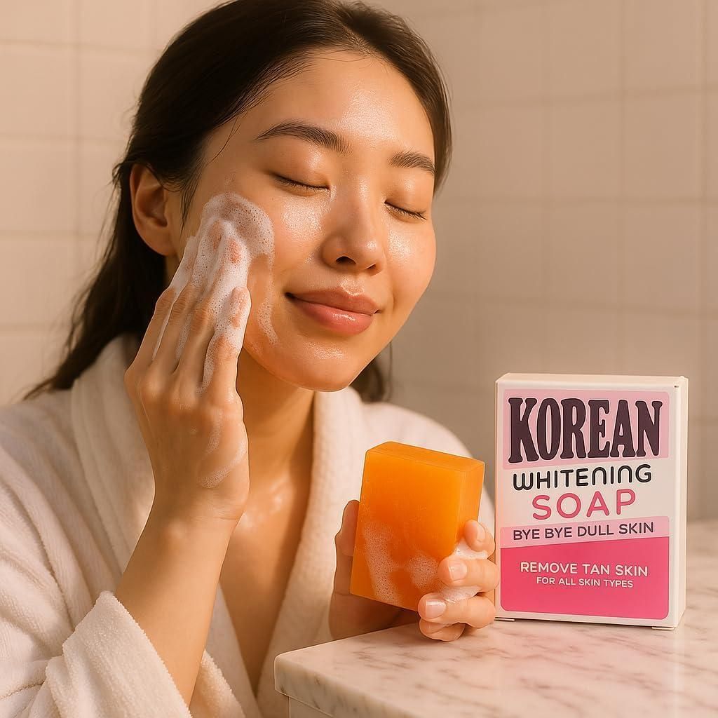 Korean Whitening Soap 200 gm Pack of 2