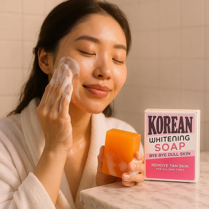 Korean Whitening Soap 200 gm Pack of 2