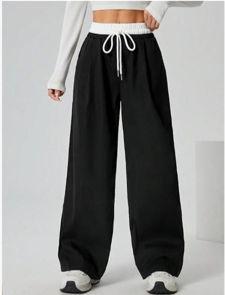 Korean Style Wide Leg Casual Pants