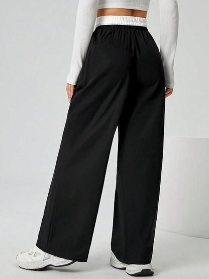 Korean Style Wide Leg Casual Pants