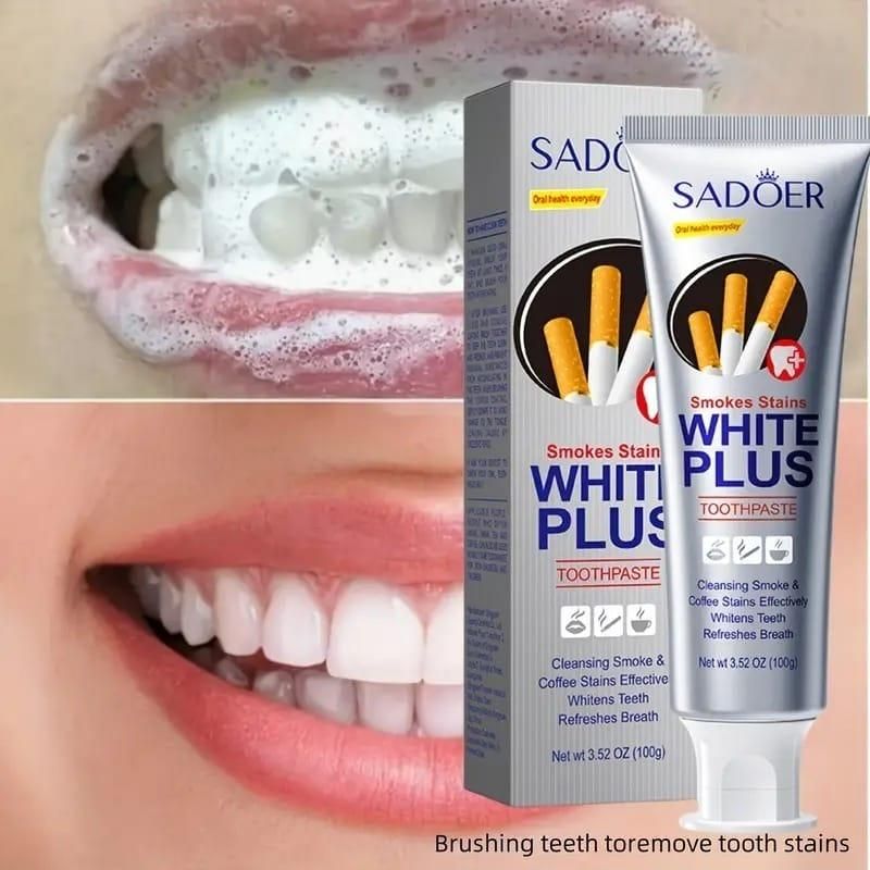Smoke Stains White Plus Toothpaste 100g Pack of 1