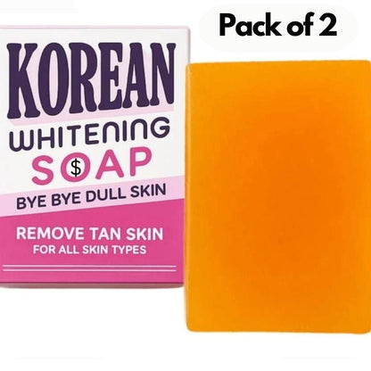 Korean Whitening Soap 200 gm Pack of 2