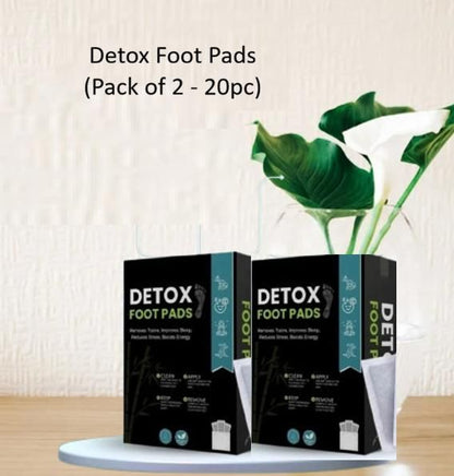 Deep Cleanse Herbal Detox Foot Patches – Overnight Body Detox | Pack of 20