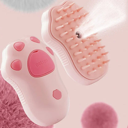 Paw Shaped Rechargeable Pet Hair Spray Brush