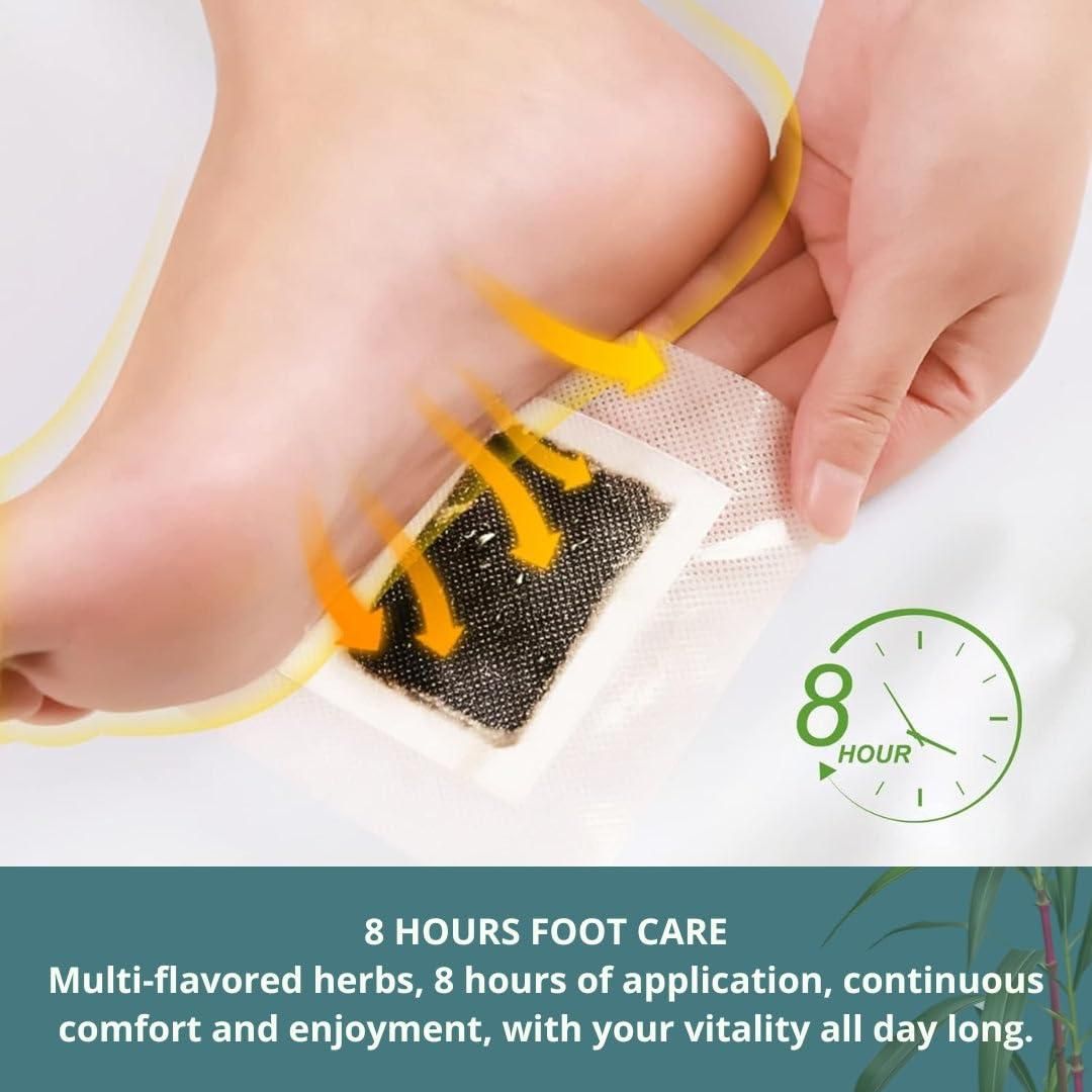 Deep Cleanse Herbal Detox Foot Patches – Overnight Body Detox | Pack of 20