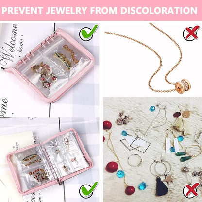Transparent Jewellery Book With 60 Pocket