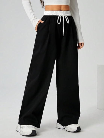 Korean Style Wide Leg Casual Pants