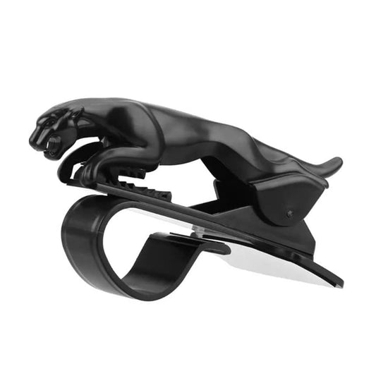 6469 Jaguar Leopard Shape Plastic Phone Clip Mobile Phone Holder For Car Use