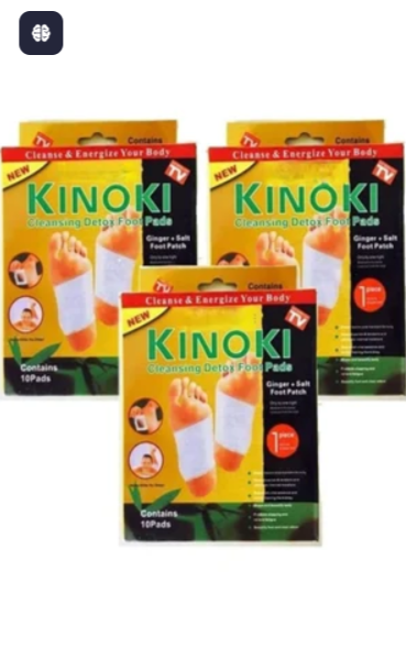 Kinoki Herbal Detox Foot Pads – Natural Night Care (Pack of 10 Pads)