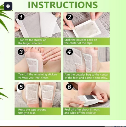 Kinoki Herbal Detox Foot Pads – Natural Night Care (Pack of 10 Pads)