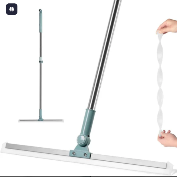 Multipurpose Stainless Steel Floor Wiper & Magic Broom – All-in-One Cleaning Tool