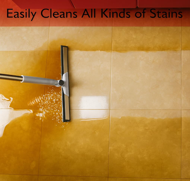 Multipurpose Stainless Steel Floor Wiper & Magic Broom – All-in-One Cleaning Tool