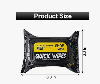 Sneaker Cleaning Wipes – Instant Shoe Care (Pack of 80 Wipes)