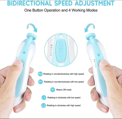 Electric Baby Nail Trimmer – Safe, Gentle &amp; Noise-Free Nail Care