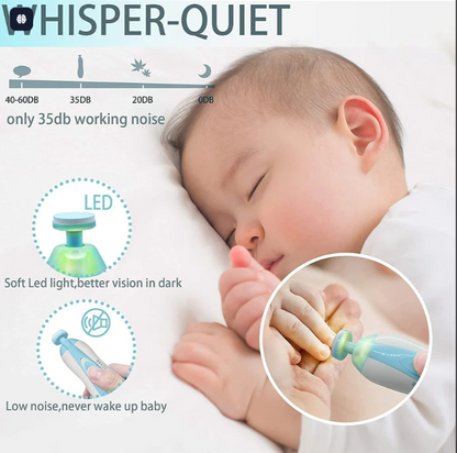 Electric Baby Nail Trimmer – Safe, Gentle &amp; Noise-Free Nail Care