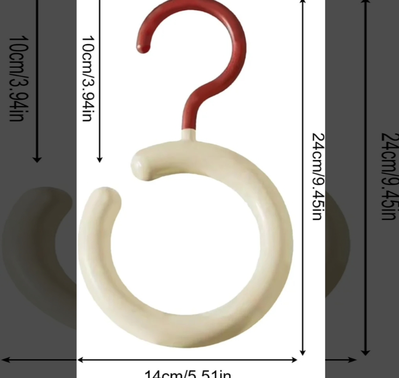 360° Rotating Adhesive Hook – Multipurpose Space-Saving Organizer