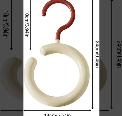 360° Rotating Adhesive Hook – Multipurpose Space-Saving Organizer