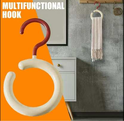 360° Rotating Adhesive Hook – Multipurpose Space-Saving Organizer