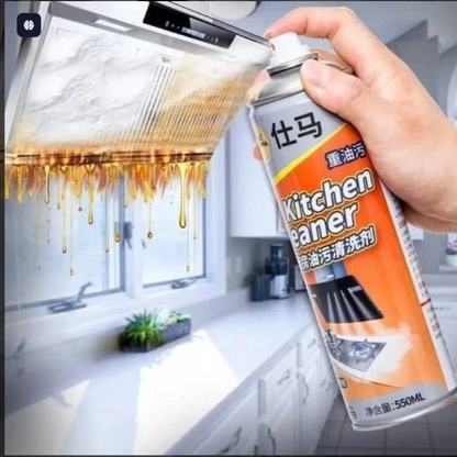 Foam Kitchen Cleaner – Heavy Duty Grease &amp; Oil Remover (Lime Fresh)