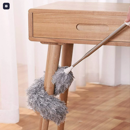 Extendable Microfiber Ceiling Duster – Bendable Head with Long Telescopic Handle