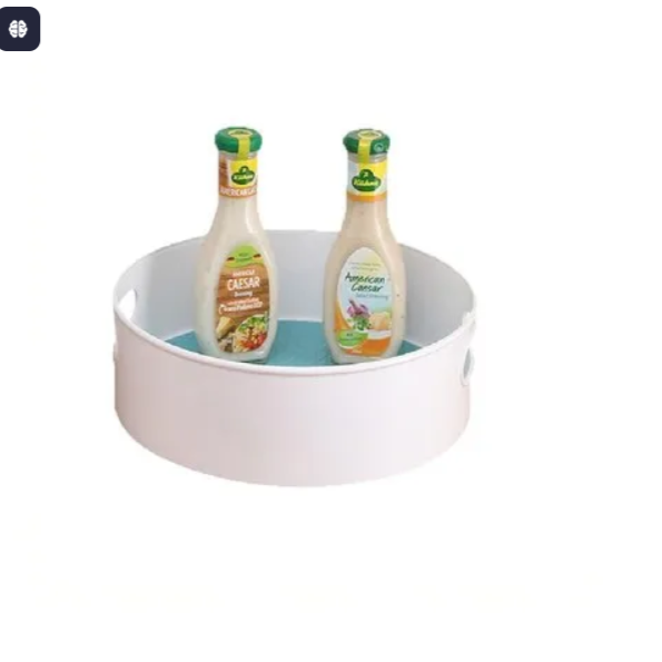 360° Rotating Storage Tray – Multipurpose Round Organizer (Lazy Susan)