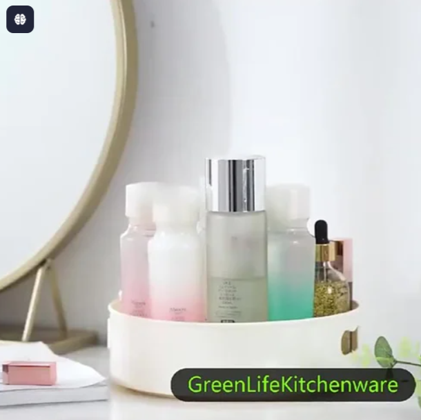 360° Rotating Storage Tray – Multipurpose Round Organizer (Lazy Susan)