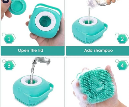 Silicone Body Scrubber Brush – Soft &amp; Deep Cleansing Bath Brush