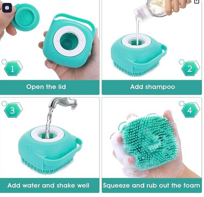 Silicone Body Scrubber Brush – Soft &amp; Deep Cleansing Bath Brush
