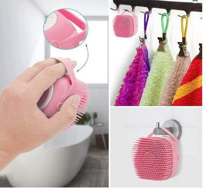 Silicone Body Scrubber Brush – Soft &amp; Deep Cleansing Bath Brush