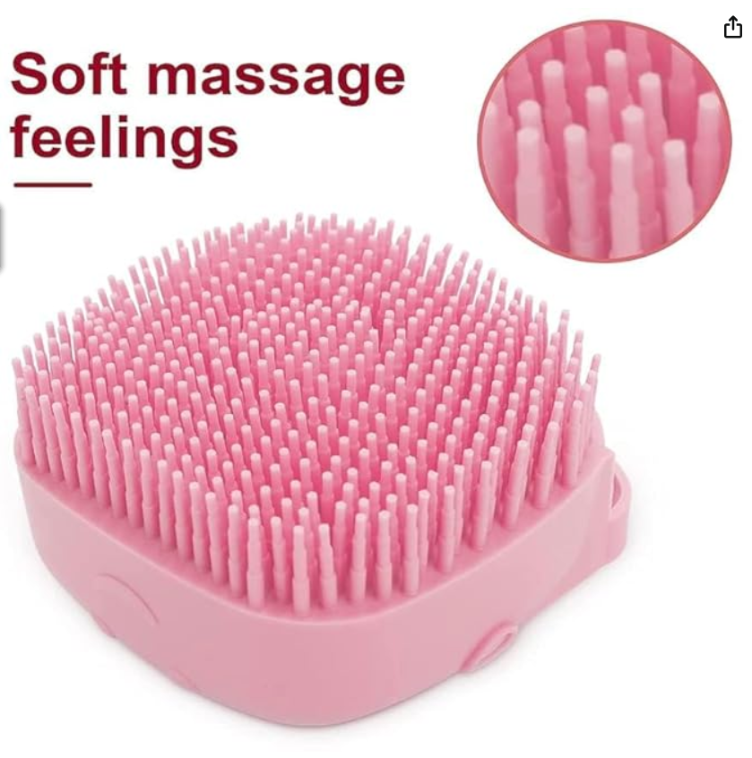 Silicone Body Scrubber Brush – Soft &amp; Deep Cleansing Bath Brush