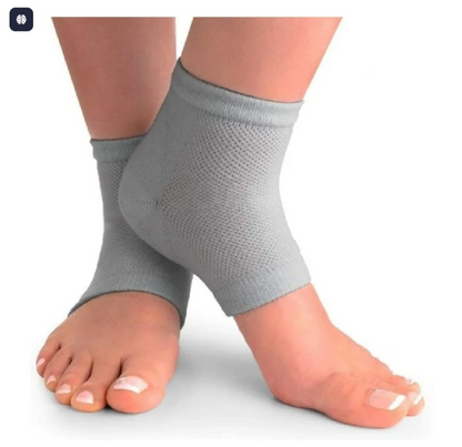 Silicone Gel Heel Socks – Moisturizing, Pain Relief &amp; Crack Repair (Free Size, Unisex)