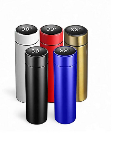Smart Temperature Display Vacuum Flask – 500 mL Stainless Steel Bottle