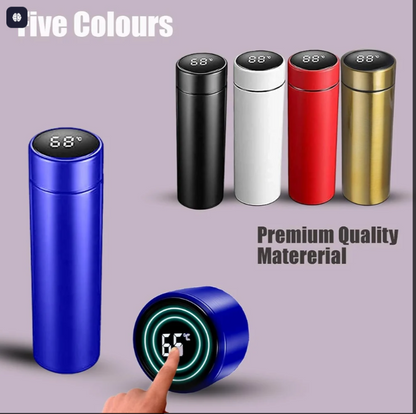Smart Temperature Display Vacuum Flask – 500 mL Stainless Steel Bottle