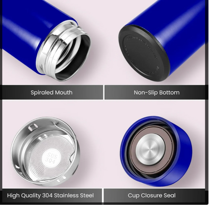 Smart Temperature Display Vacuum Flask – 500 mL Stainless Steel Bottle