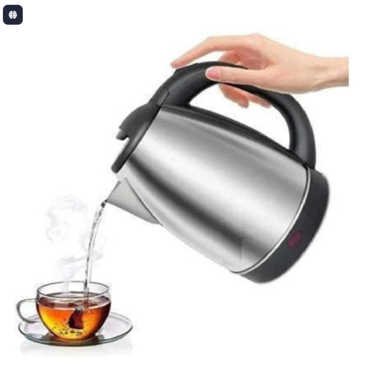 Electric Stainless Steel Kettle – 2L Fast Boil with Temperature Control (1500W)