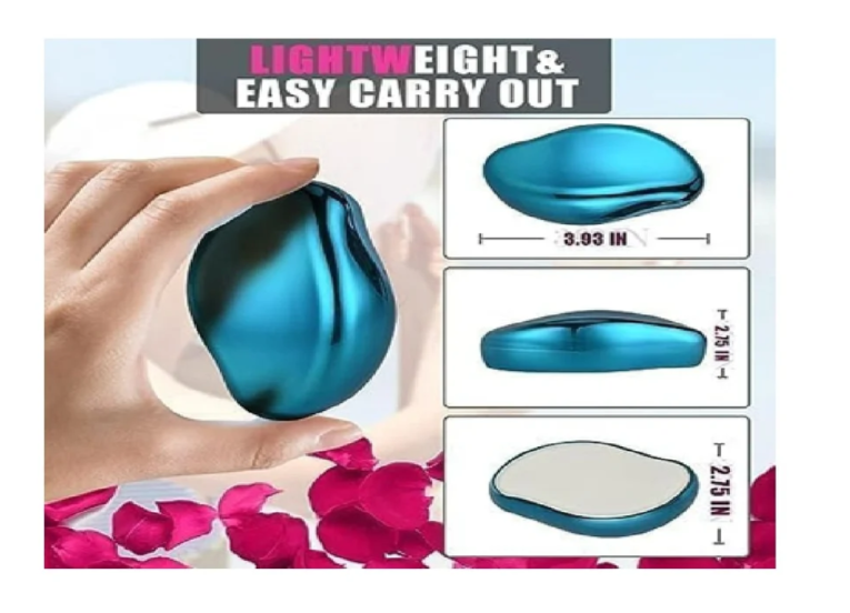 Crystal Hair Eraser – Painless Hair Removal &amp; Exfoliating Tool (Reusable)