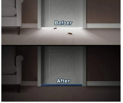 Under Door Draft Stopper – Noise &amp; Dust Blocker (39 Inch, Rubber)