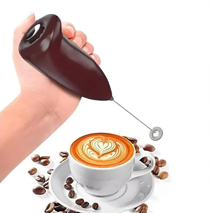 Electric Milk Frother – Handheld Coffee Beater (Battery Operated)