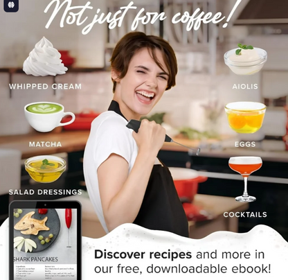 Electric Milk Frother – Handheld Coffee Beater (Battery Operated)