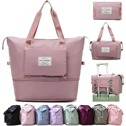 41 Liter Foldable and expandable Travel Bags, Duffle Bags, Luggage, Foldable Vanity Traveling Bag, Waterproof Hand Bag