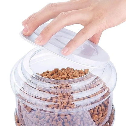 Pet Food Dispenser Large Capacity Self-Dispensing