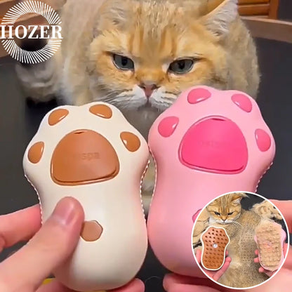 Paw Shaped Rechargeable Pet Hair Spray Brush