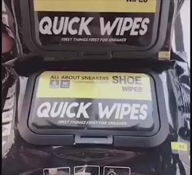 Sneaker Cleaning Wipes – Instant Shoe Care (Pack of 80 Wipes)