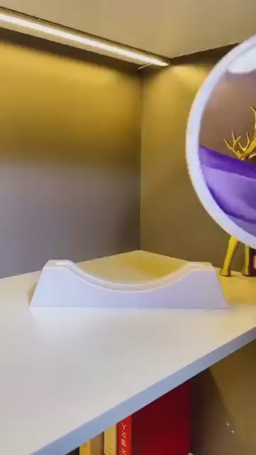 3D Moving Sand Art Frame – Relaxing Sandscape Decor (7 Inch)