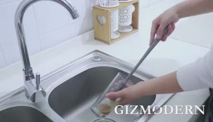 Silicone Baby Bottle Cleaning Brush – Long Handle, Scratch-Free &amp; Hygienic